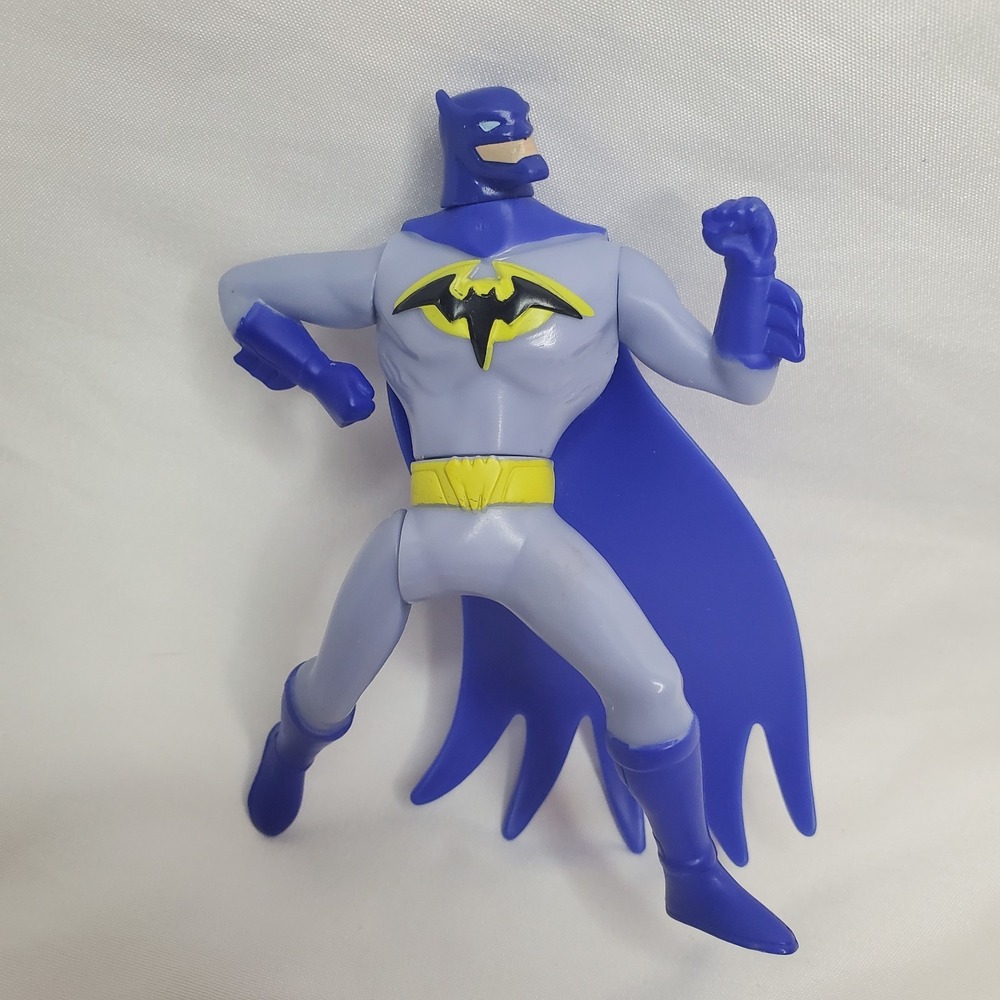 2015 McDonalds Happy Meal DC Comics Batman Figure Blue